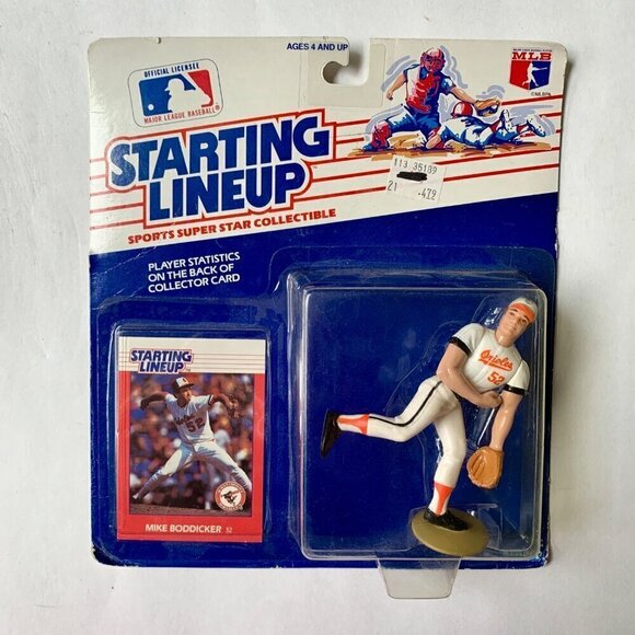 Kenner MLB Starting Lineup Mike Boddicker 1988 Vintage New in Package - Picture 1 of 3